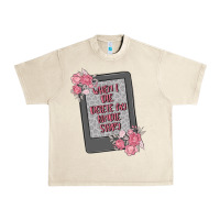 When I Die Delete My Kindle History Urban Heavy Tee | Teevron