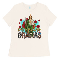 Bone san judas gracias Ladies Tee - JahusDesignShop