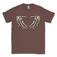 Chestnut skeleton heart Classic Tee - MaliasSmallBusiness