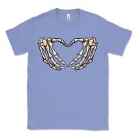 Colony Blue skeleton heart Classic Tee - MaliasSmallBusiness