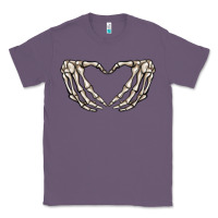 Lavender skeleton heart Classic Tee - MaliasSmallBusiness