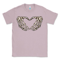 Lilac skeleton heart Classic Tee - MaliasSmallBusiness