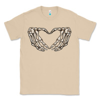 Mushroom skeleton heart Classic Tee - MaliasSmallBusiness