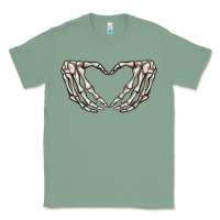 Sage skeleton heart Classic Tee - MaliasSmallBusiness