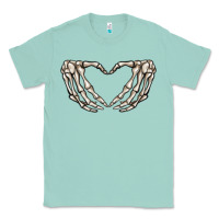 Seafoam skeleton heart Classic Tee - MaliasSmallBusiness