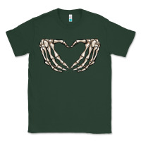 Sports Green skeleton heart Classic Tee - MaliasSmallBusiness