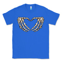 True Royal skeleton heart Classic Tee - MaliasSmallBusiness