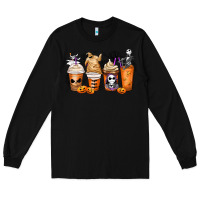Black nightmare coffee cups Long Sleeve Tee - MaliasSmallBusiness