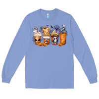 Colony Blue nightmare coffee cups Long Sleeve Tee - MaliasSmallBusiness
