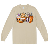 Mushroom nightmare coffee cups Long Sleeve Tee - MaliasSmallBusiness