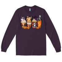 Plum nightmare coffee cups Long Sleeve Tee - MaliasSmallBusiness