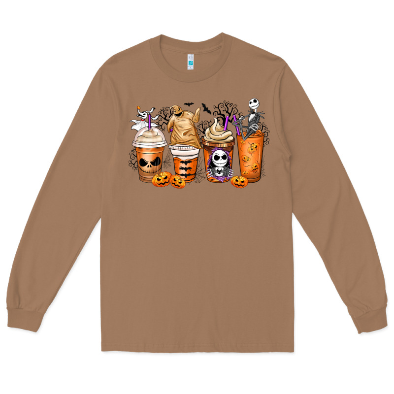 Nightmare Coffee Cups Long Sleeve Tee by MaliasSmallBusiness | Teevron