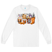 White nightmare coffee cups Long Sleeve Tee - MaliasSmallBusiness