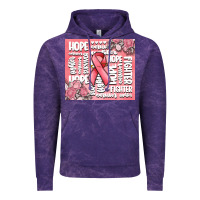 Cloud Purple cancer words Vintage Hoodie - MaliasSmallBusiness