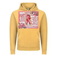 Vintage Mustard cancer words Vintage Hoodie - MaliasSmallBusiness