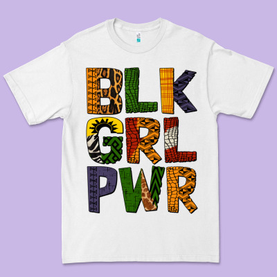 Black Girl Power Premium Tee Designed By Bundleandbundleshop