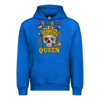 Cobalt skull mardi gras queen Urban Hoodie - FaDigitalArtStudio