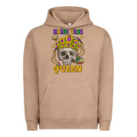 Pigment Burro skull mardi gras queen Urban Hoodie - FaDigitalArtStudio