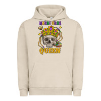 Pigment French Oak skull mardi gras queen Urban Hoodie - FaDigitalArtStudio