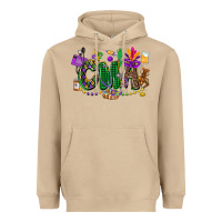 Mushroom cma mardi gras cowgirl Heavyweight Hoodie - CowGirlArtShop