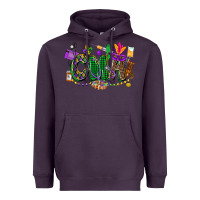 Plum cma mardi gras cowgirl Heavyweight Hoodie - CowGirlArtShop