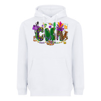 White cma mardi gras cowgirl Heavyweight Hoodie - CowGirlArtShop