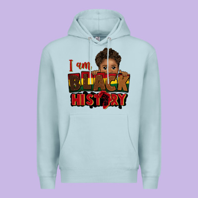 I Am Black History Black Boy Peekaboo Juneteenth Premium Hoodie Designed By Cowgirlartshop