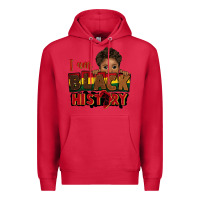 Cardinal i am black history black boy peekaboo juneteenth Premium Hoodie - CowGirlArtShop