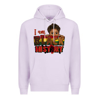 Lilac i am black history black boy peekaboo juneteenth Premium Hoodie - CowGirlArtShop
