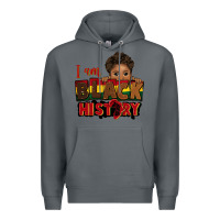 Rock i am black history black boy peekaboo juneteenth Premium Hoodie - CowGirlArtShop