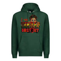 Sports Green i am black history black boy peekaboo juneteenth Premium Hoodie - CowGirlArtShop