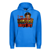 True Royal i am black history black boy peekaboo juneteenth Premium Hoodie - CowGirlArtShop