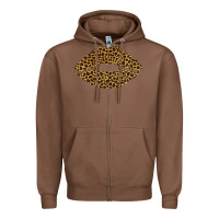Chestnut leopard lips Zipper Hoodie - Bettercallsaul
