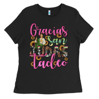 Black gracias san judas tadeo Ladies Tee - JahusDesignShop