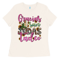 Bone gracias san judas tadeo Ladies Tee - JahusDesignShop
