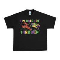 Black i'm catchin' if you're throwin' Urban Heavy Tee - MaliasSmallBusiness