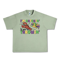 Oil Green i'm catchin' if you're throwin' Urban Heavy Tee - MaliasSmallBusiness