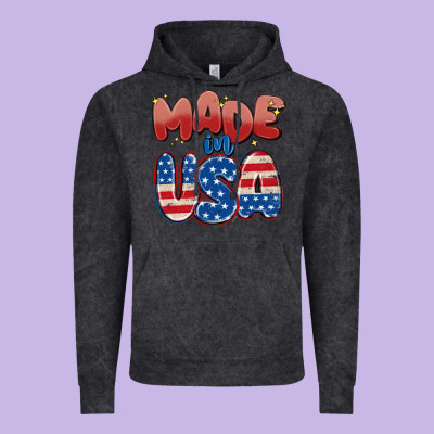 Made In Usa Vintage Hoodie Designed By Maliassmallbusiness