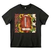 Asphalt football leopard cowhide sunflower Heavy Core Tee - JahusDesignShop