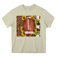 Mossy football leopard cowhide sunflower Heavy Core Tee - JahusDesignShop