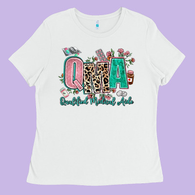 Qma Qualified Medical Aide Ladies Tee Designed By Adodesignshop