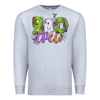 Heather Grey boo crew Premium Sweatshirt - CowGirlArtShop