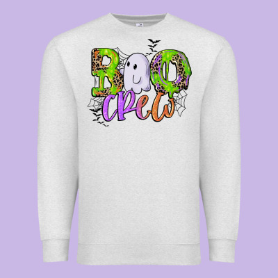 Boo Crew Premium Sweatshirt Designed By Cowgirlartshop