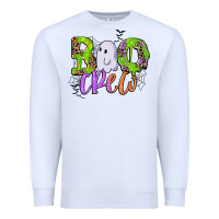 White boo crew Premium Sweatshirt - CowGirlArtShop