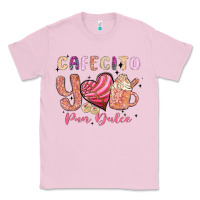 Bubblegum Pink cafecito y pan dulce Classic Tee - MaliasSmallBusiness