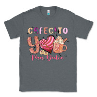 Charcoal Heather cafecito y pan dulce Classic Tee - MaliasSmallBusiness