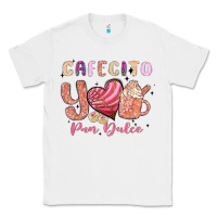 White cafecito y pan dulce Classic Tee - MaliasSmallBusiness