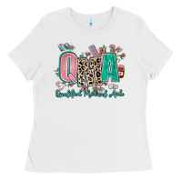 White qma qualified medical aide Ladies Tee - AdoDesignShop