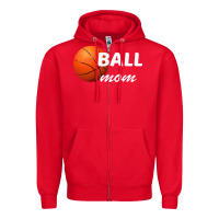 Red Ball Mom Zipper Hoodie - Bettercallsaul