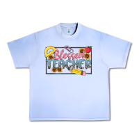 Grape Ice blessed teacher Urban Heavy Tee - MaliasSmallBusiness